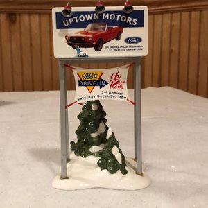 Department 56 UpTown Ford Motor Billboard